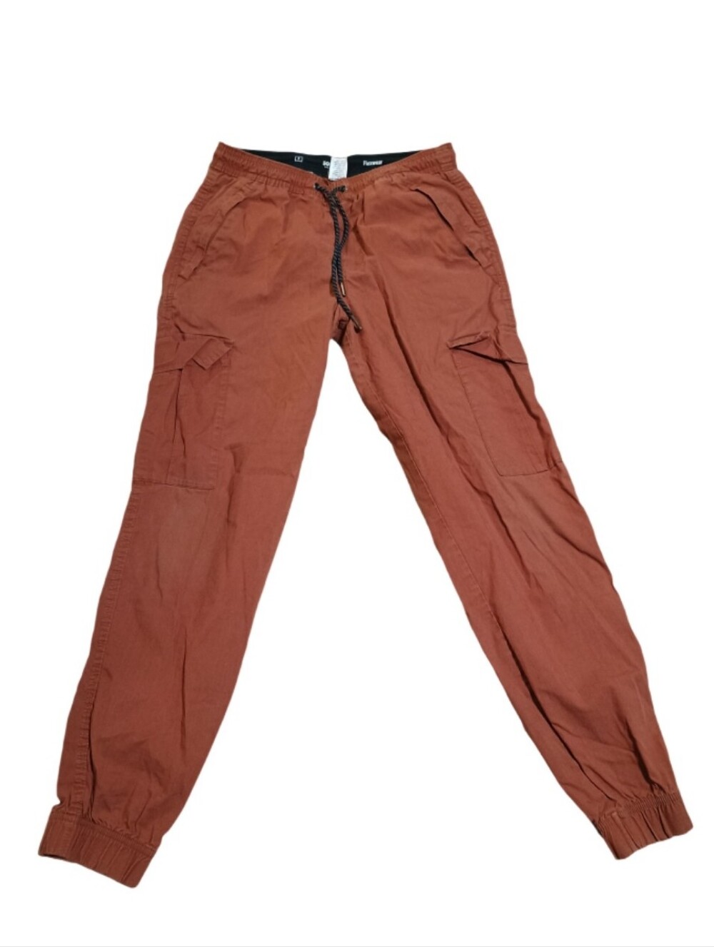 Sonoma Rust Brown Cargo Jogger Pants Size Small Utility Casual Y2K Streetwear